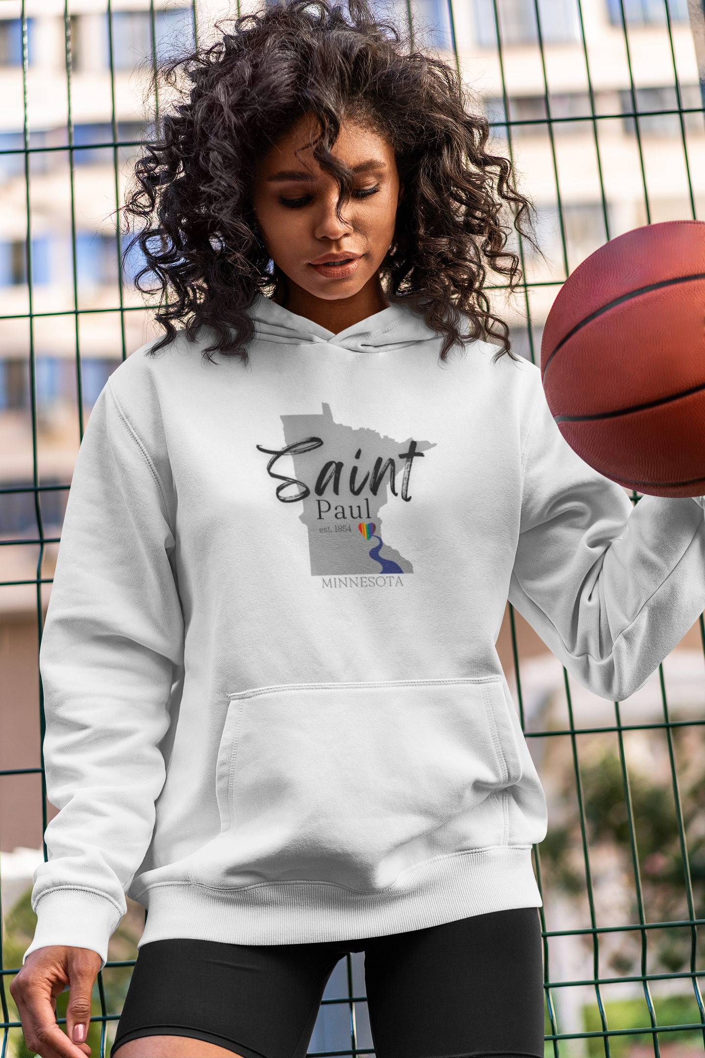 Saint Paul, Est. 1884, Minnesota, city, state, urban, Mississippi River, hometown, gift, Men's, Women's